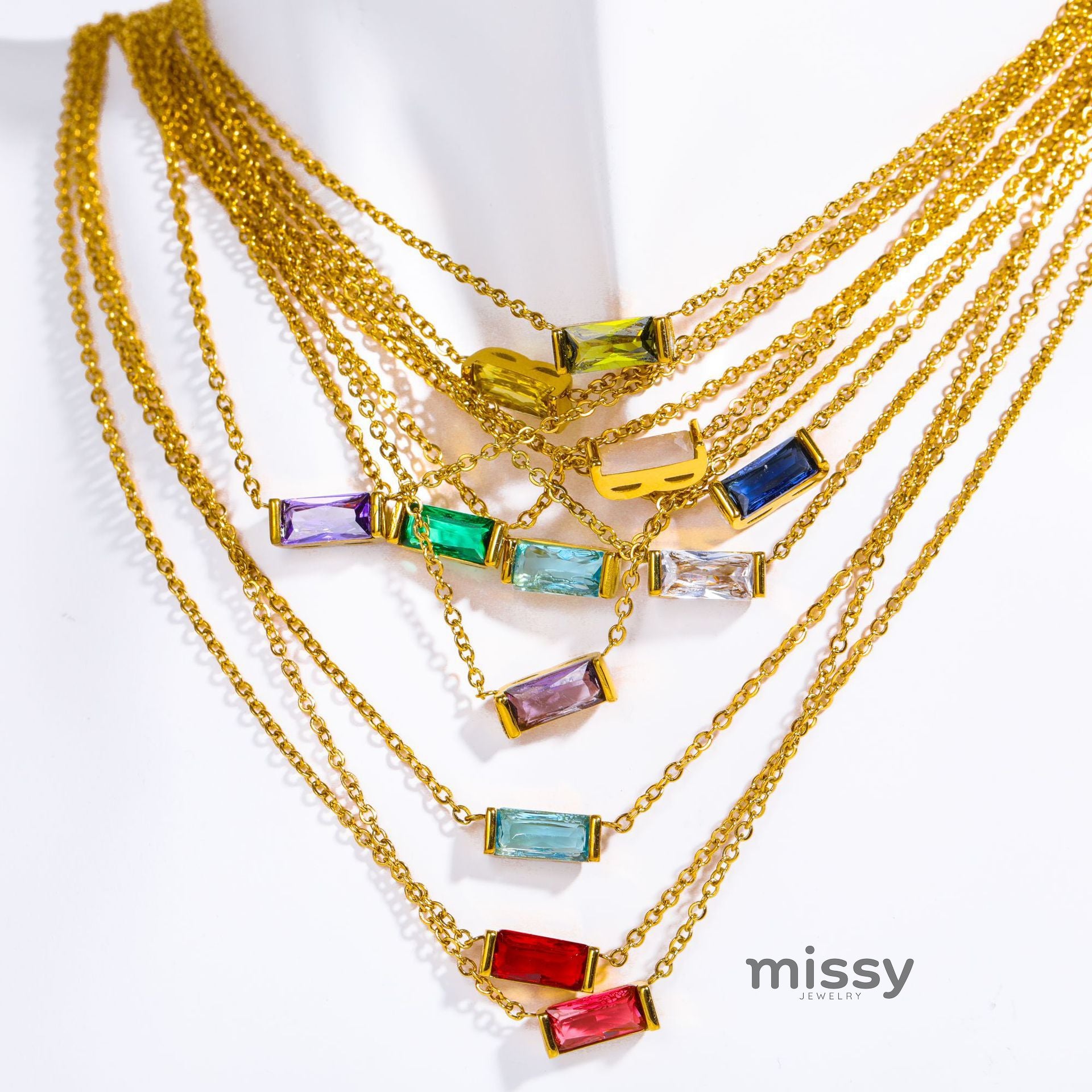 Bree Dainty Birthstone Necklace [70RIN0DQ]