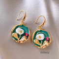 Brennan Baroque Pearl Stud Earrings [UQNQVQIX]