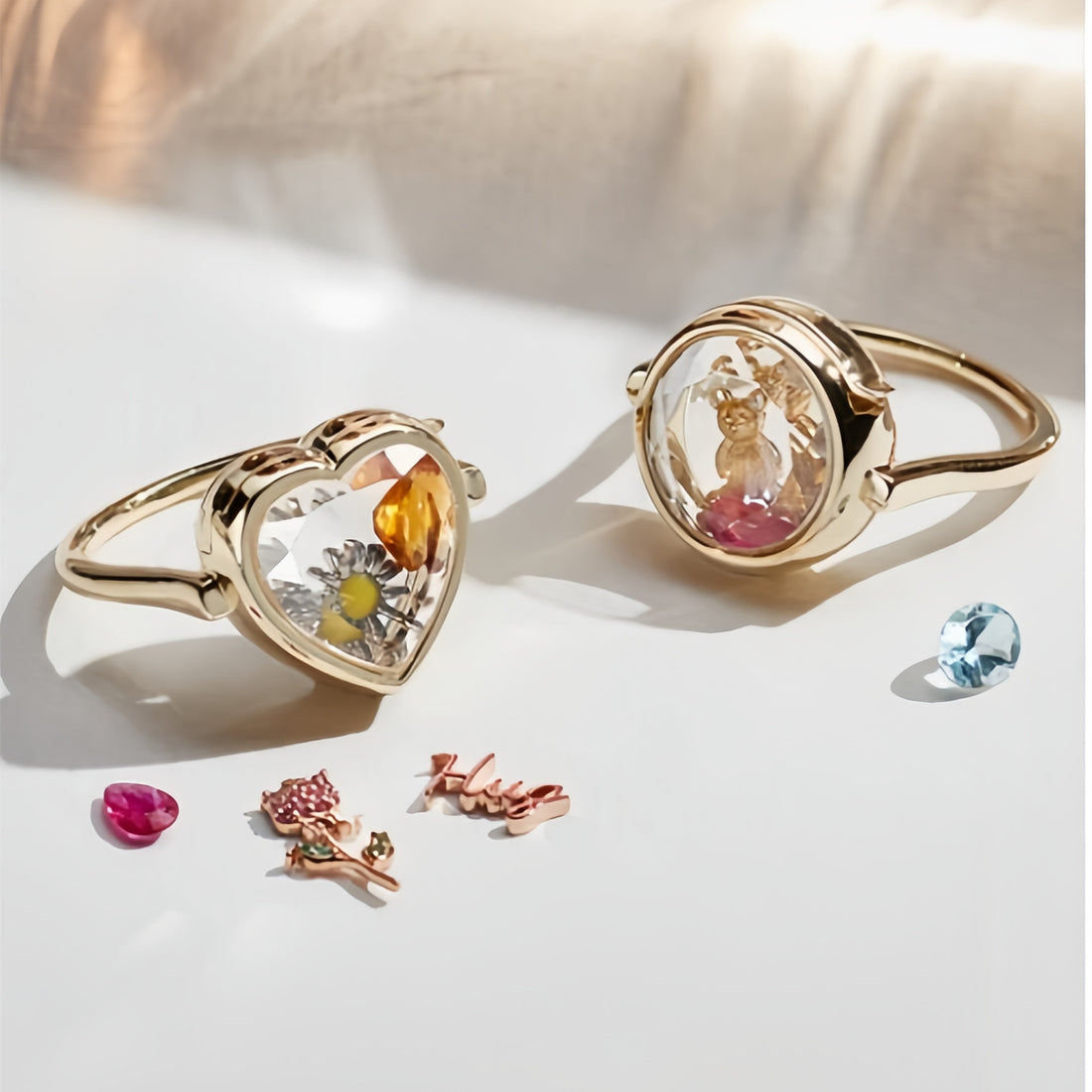 Bridgett Interchangeable Charm Ring [949M7M65]
