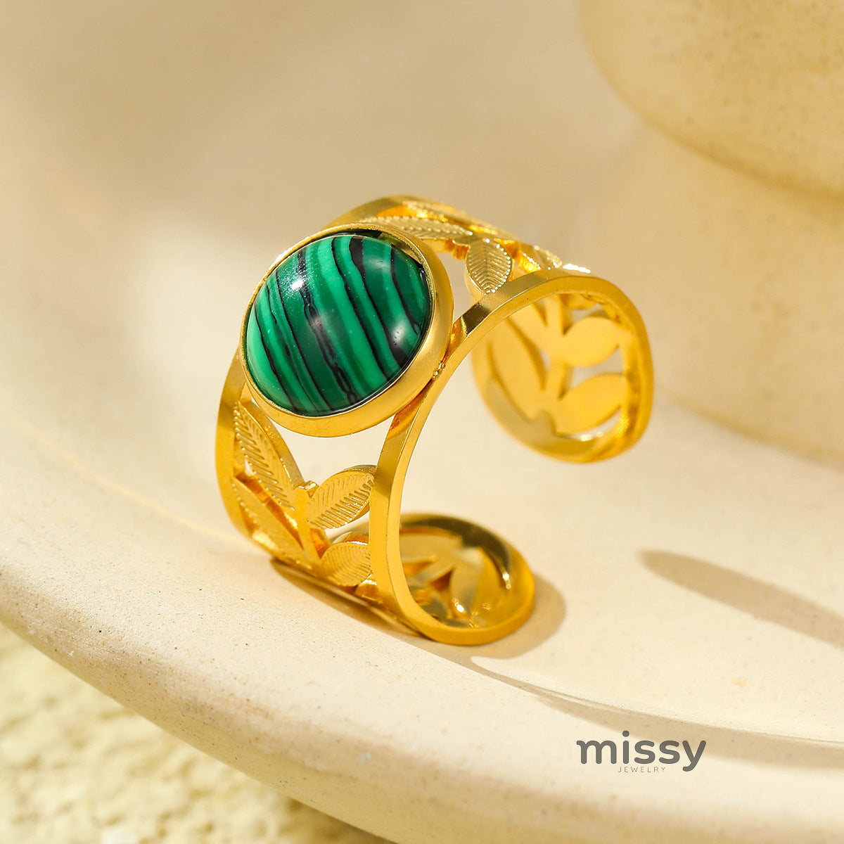 Brinlee Gemstone Open Ring [XDVWQ7OC]