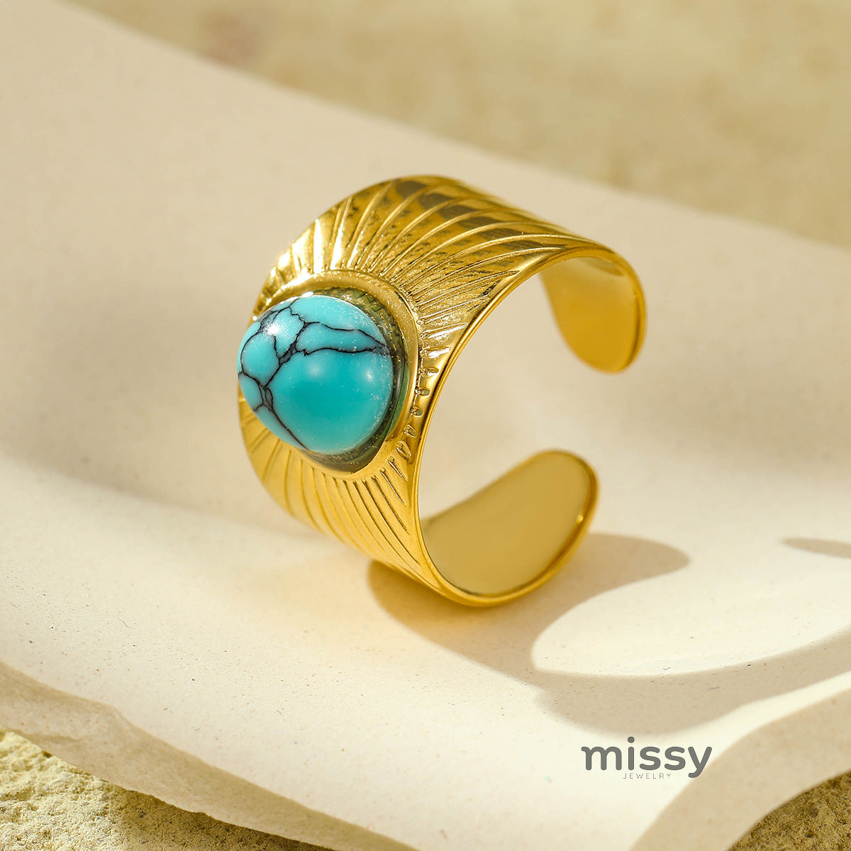 Brinlee Gemstone Open Ring [ZO65YP6J]