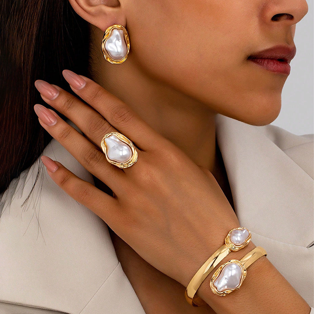 Brinlee Vintage Pearl Jewelry Set [5WZTV1RR]