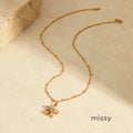 Bristol Zircon Petal Necklace [DT4JPDY8]