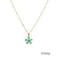 Bristol Zircon Petal Necklace [7X8OMAAA]