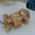 Brushed Gold Cuff Bracelet [FV8FDDTV]