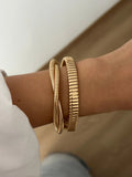 Brushed Gold Cuff Bracelet [IFFHC9DW]