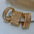 Brushed Gold Cuff Bracelet [YEXZ3FZ5]