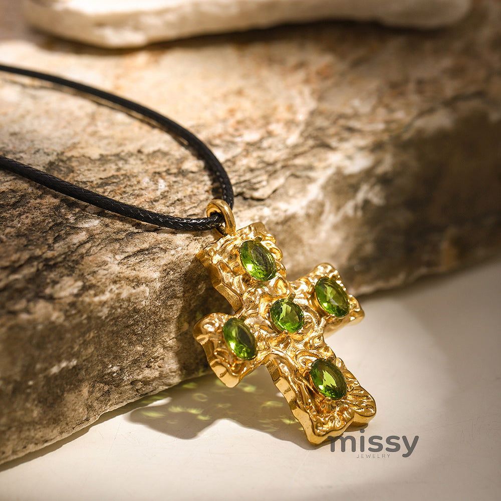 Bryce Crystal Pendant Necklace