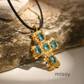 Bryce Crystal Pendant Necklace