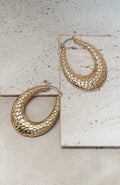 Missy Jewelry Bryce Sculpted Serpent Hoops