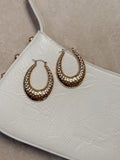Missy Jewelry Bryce Sculpted Serpent Hoops