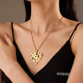 Brylie Radiant Pendant Necklace [P1JO0BKS]
