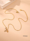 Bryndle Dainty Cross Pendant Necklace [Y8VN2ZBP]