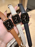 Brynn Square Leather Watch [EIVTGO6Y]