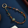 Butterfly Crystal Beaded Phone Charm [LW38HHZ9]
