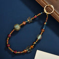 Butterfly Crystal Beaded Phone Charm [QAH9DFZG]