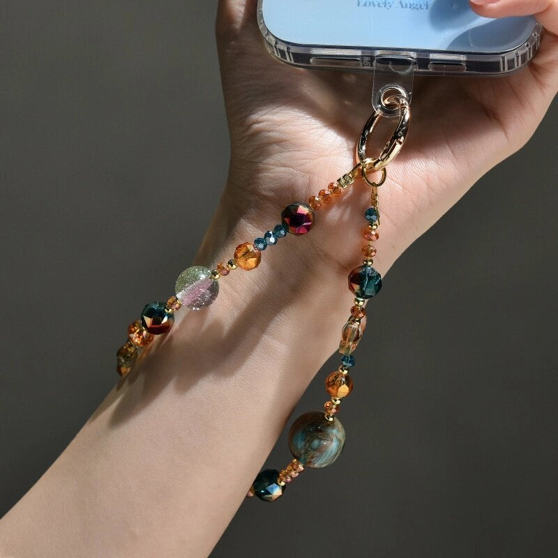 Butterfly Crystal Beaded Phone Charm [LY553NL9]