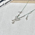 Butterfly Tassel Pendant Necklace [GZN2P59G]