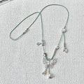Butterfly Tassel Pendant Necklace [L9X1LEPK]