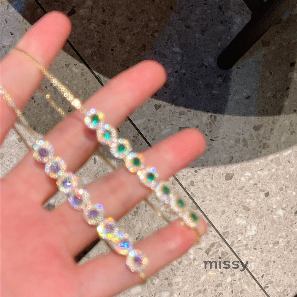 Cady Sparkle Heart Bracelet [KUETD0BW]