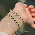 Cady Sparkle Heart Bracelet [S49NY31F]