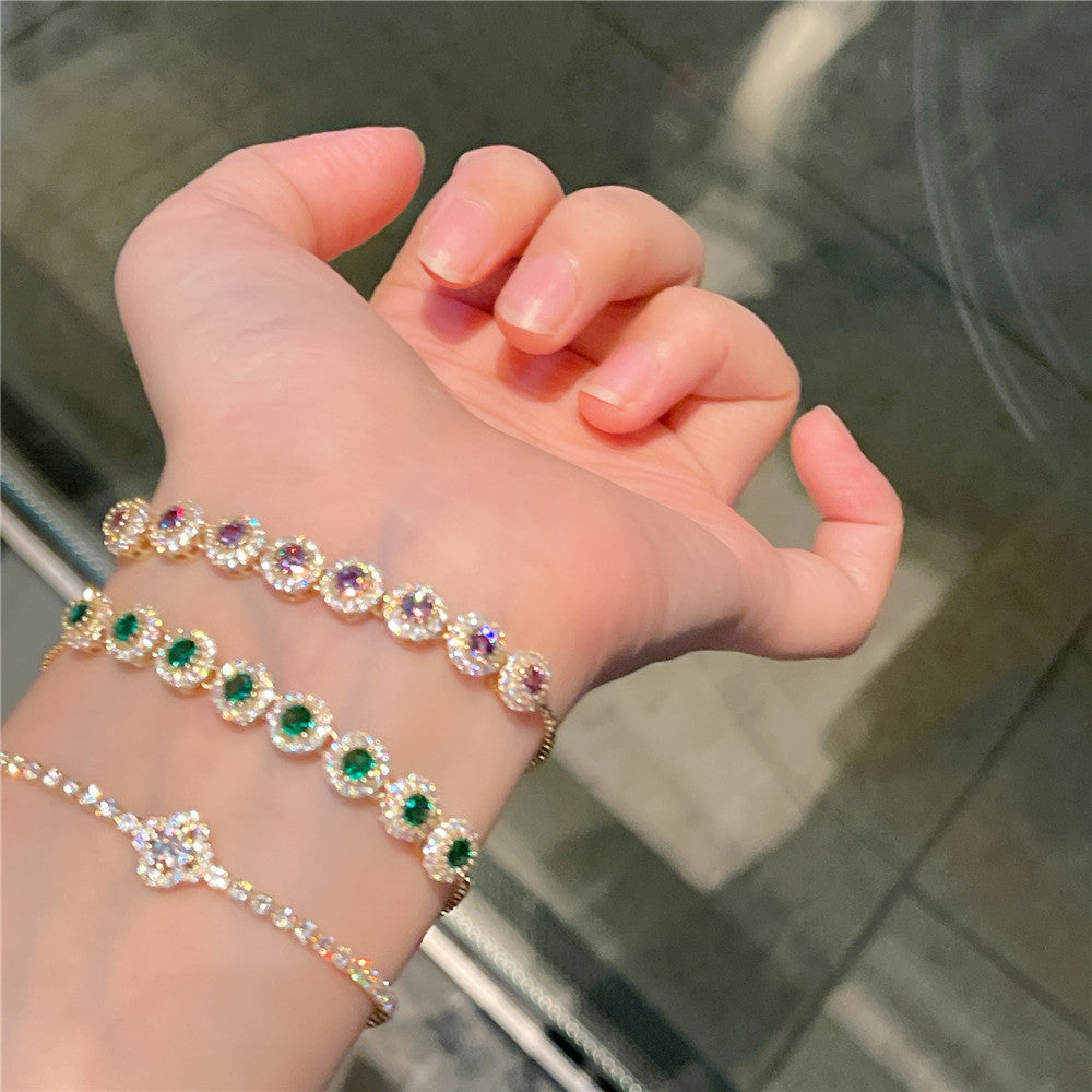 Cady Sparkle Heart Bracelet [358L1B2E]
