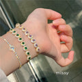 Cady Sparkle Heart Bracelet [VZ161DYC]