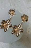 Missy Jewelry Cailyn Floral Duo Statement Earrings