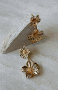 Missy Jewelry Cailyn Floral Duo Statement Earrings