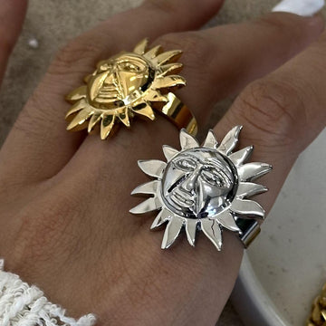Caleah Statement Sunflower Ring
