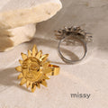 Caleah Statement Sunflower Ring