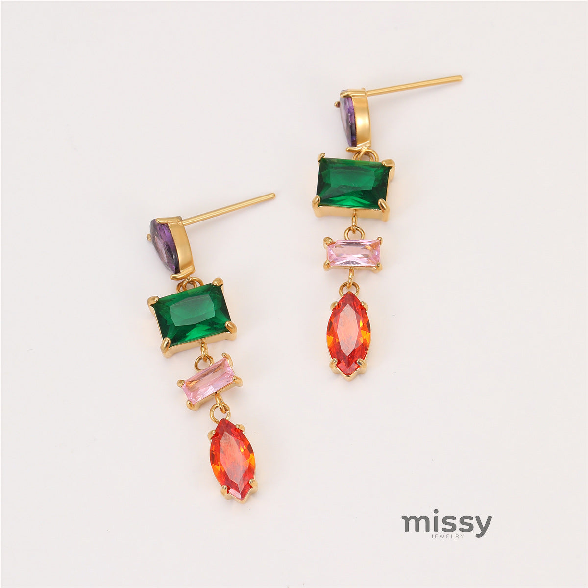 Cambri Luxe Geometric Earrings [3DHEZIYU]