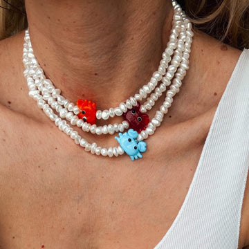 Camden Beaded Ocean Charm Necklace [XLLIDBJM]