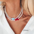 Camden Beaded Ocean Charm Necklace [84CJFRWR]