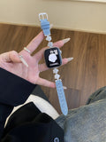 Camellia Denim Apple Watch Strap [X4UFFJBV]
