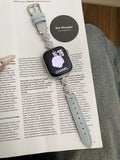 Camellia Denim Apple Watch Strap [NLUW9M0W]
