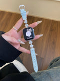 Camellia Denim Apple Watch Strap [X7C6USTB]