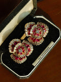 Camellia Flower Earrings [BIQM2ONH]