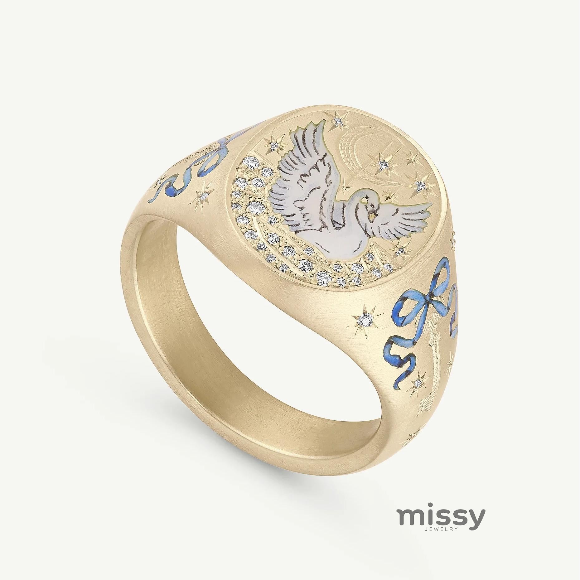 Camreigh Titanium Statement Ring [V7Y8X978]