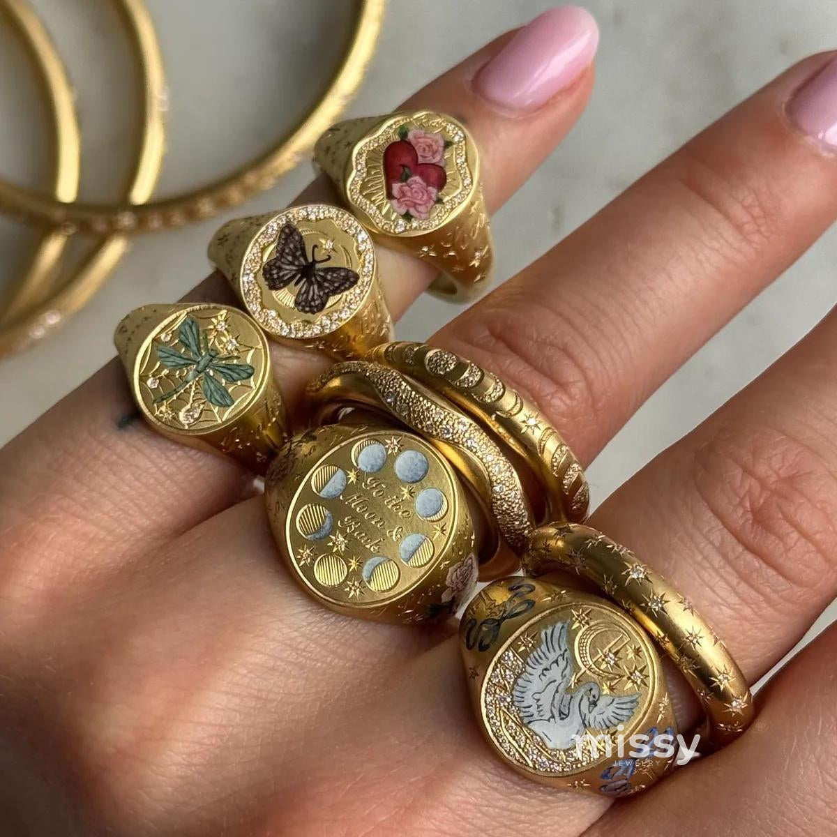 Camreigh Titanium Statement Ring [NZGNGTPK]