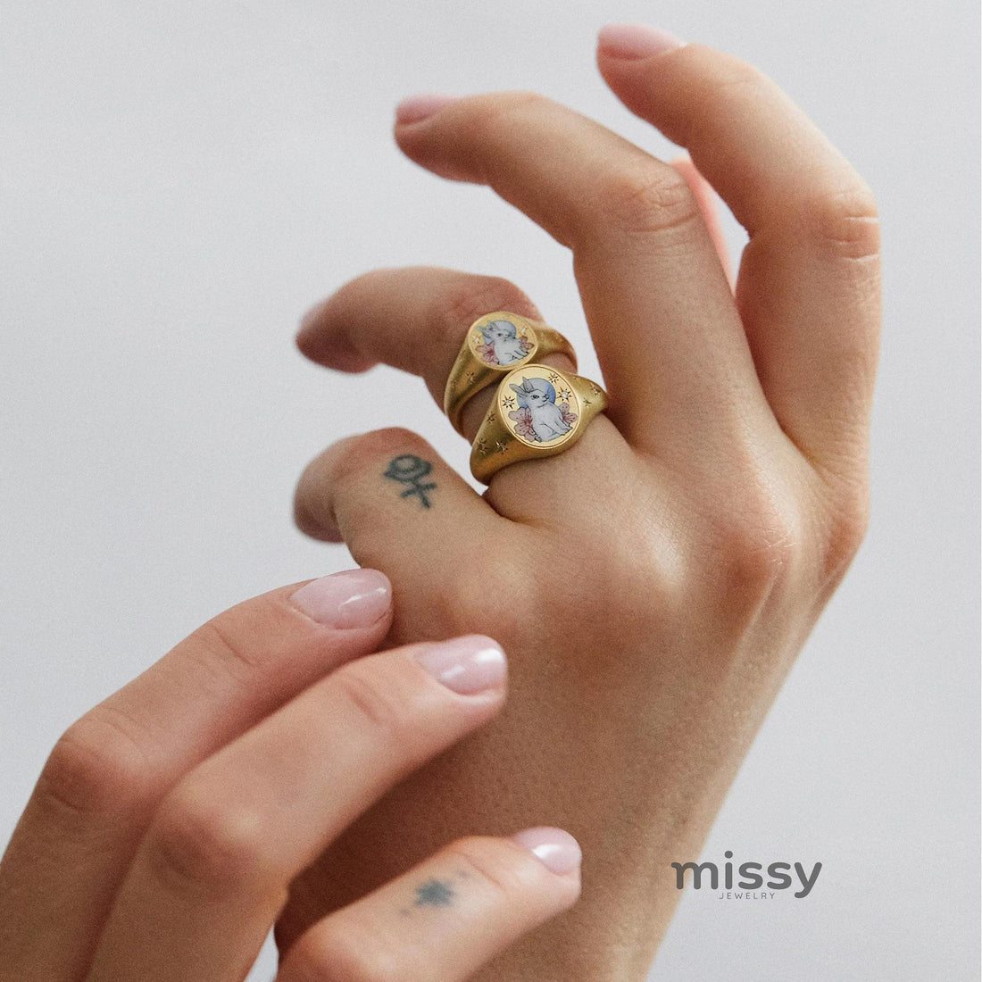 Camreigh Titanium Statement Ring [LQH5M1BD]