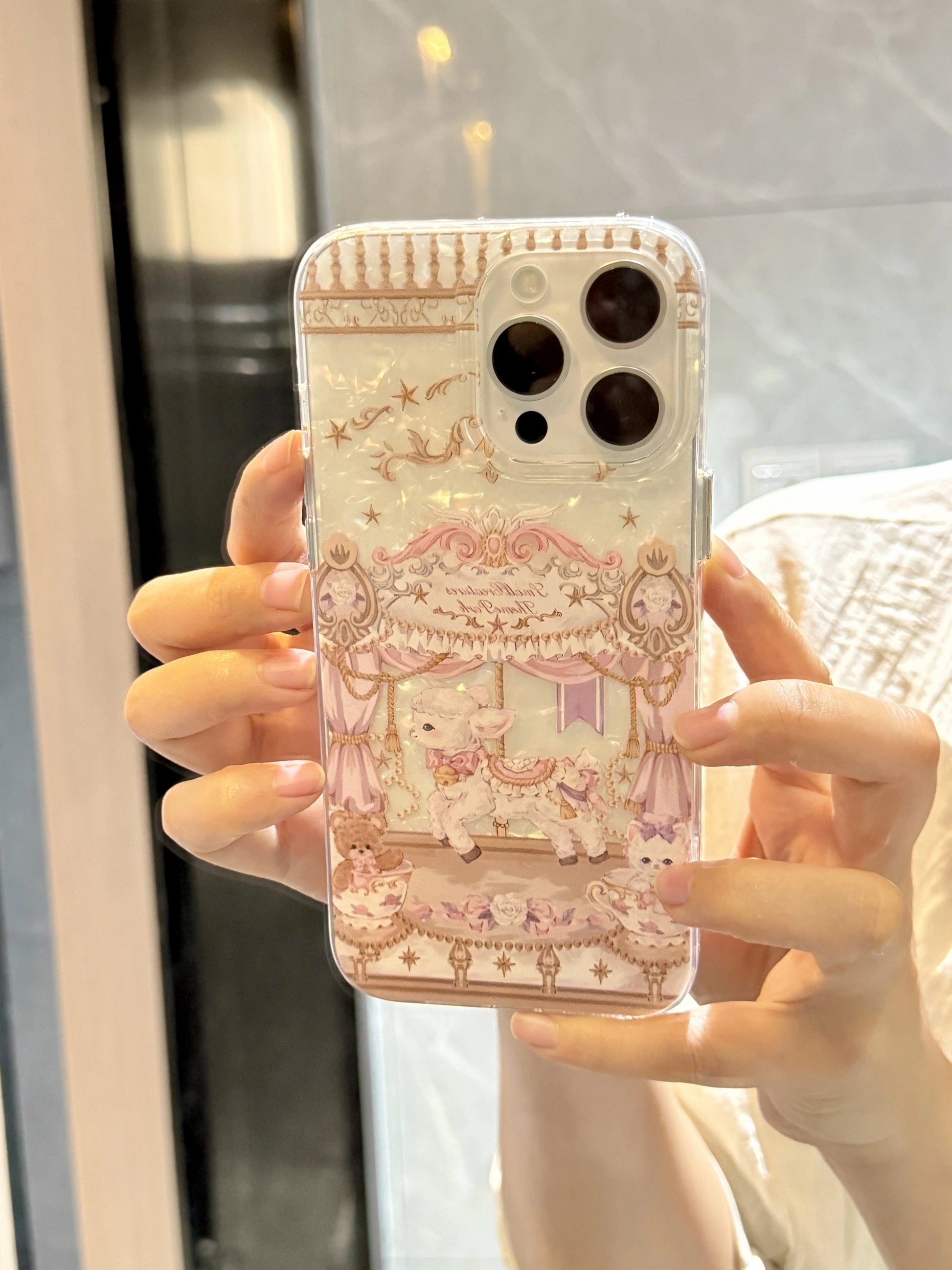 Carousel Sheep Phone Case [FNBRJD8I]