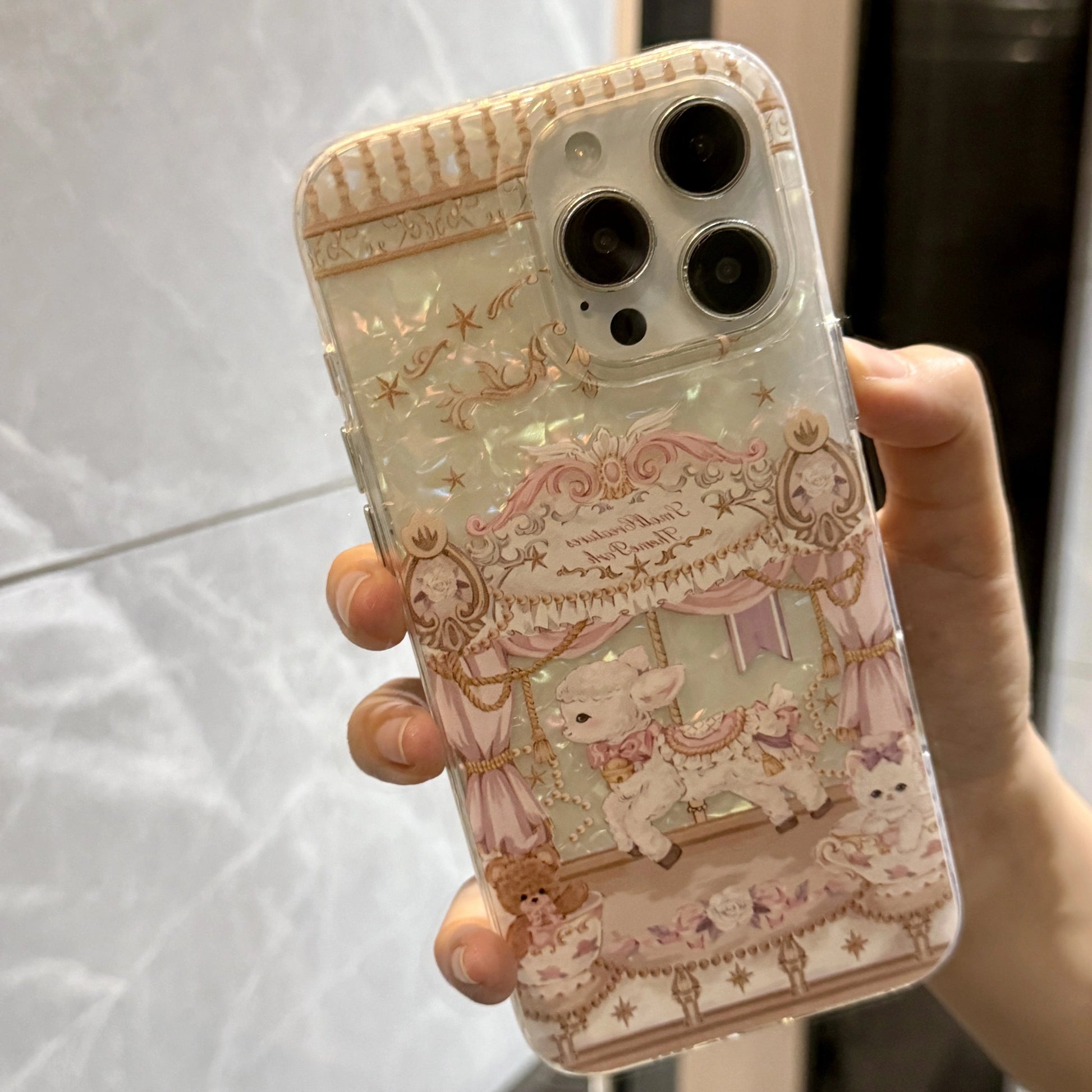 Carousel Sheep Phone Case [YNY8MCA2]