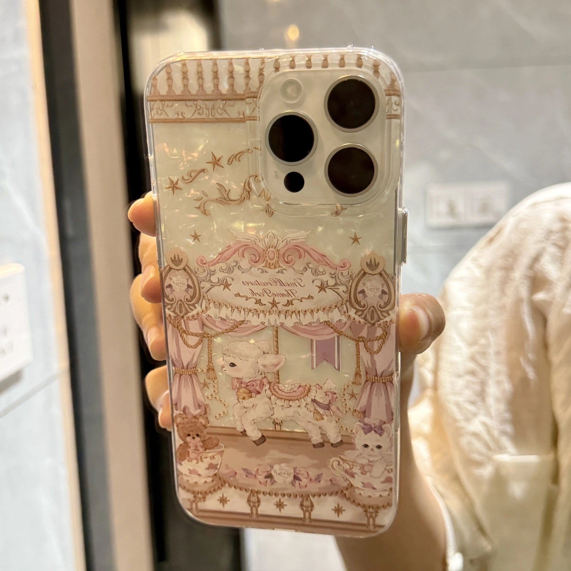 Carousel Sheep Phone Case [1GWQKJBT]