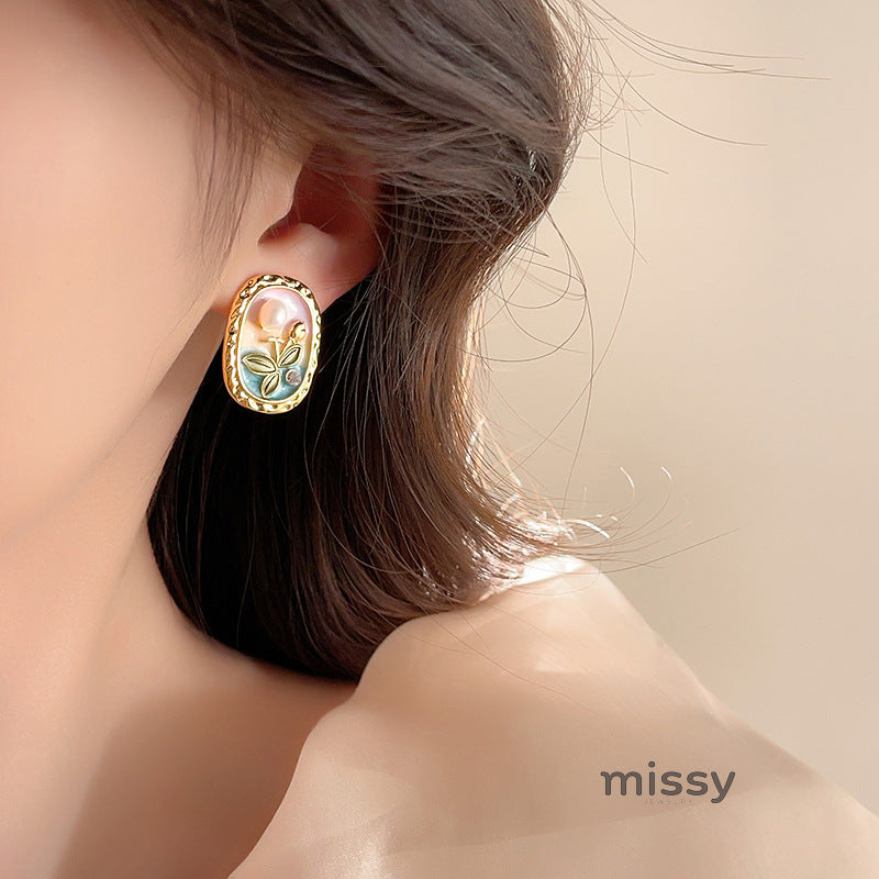 Carsyn Bloom Pearl Earrings [DWOH6XTM]