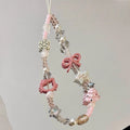 Cat Bowknot Beaded Phone Charm [I4FO177X]