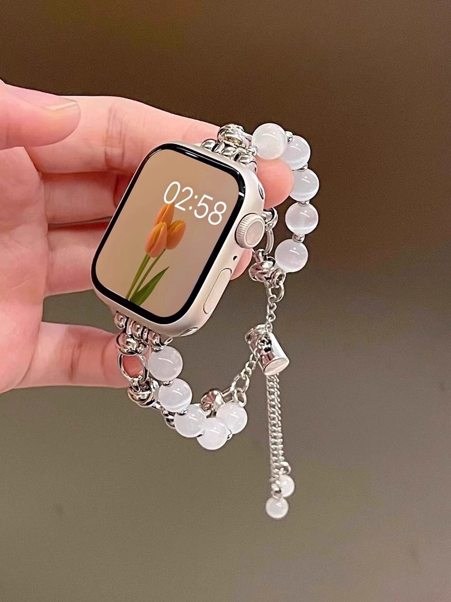 Cat's Eye Stone Apple Watch Bracelet [GOE7DUB5]
