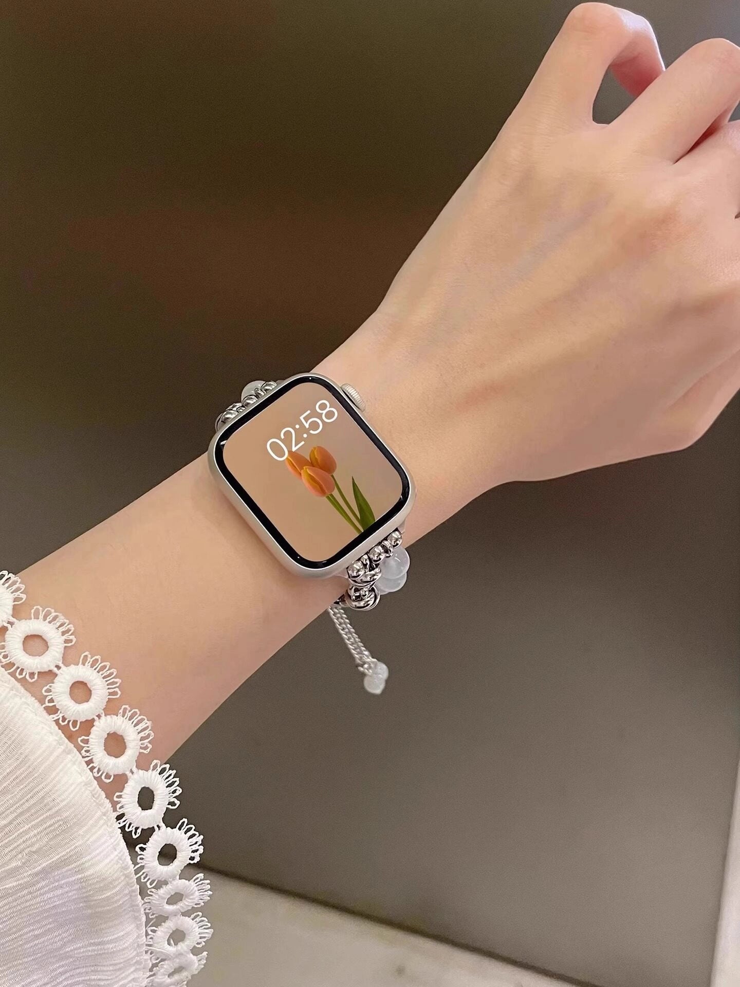 Cat's Eye Stone Apple Watch Bracelet [ZPWNJ6RR]
