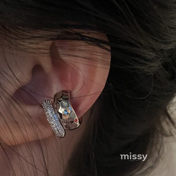 Cattleya Glimmer Layered Ear Cuff [IJ3CBM31]