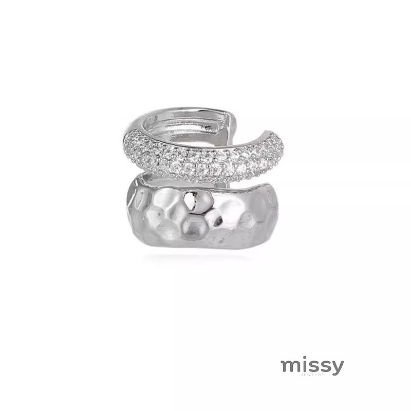 Cattleya Glimmer Layered Ear Cuff [S688VOT2]